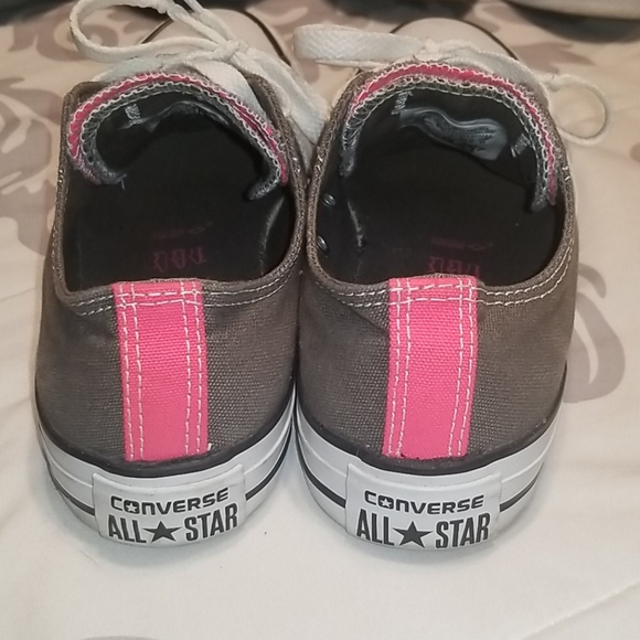 Converse Gray & Pink Shoes - Picture 5 of 11